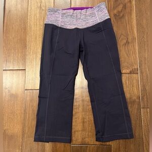 lululemon plum cropped pant  NWOT